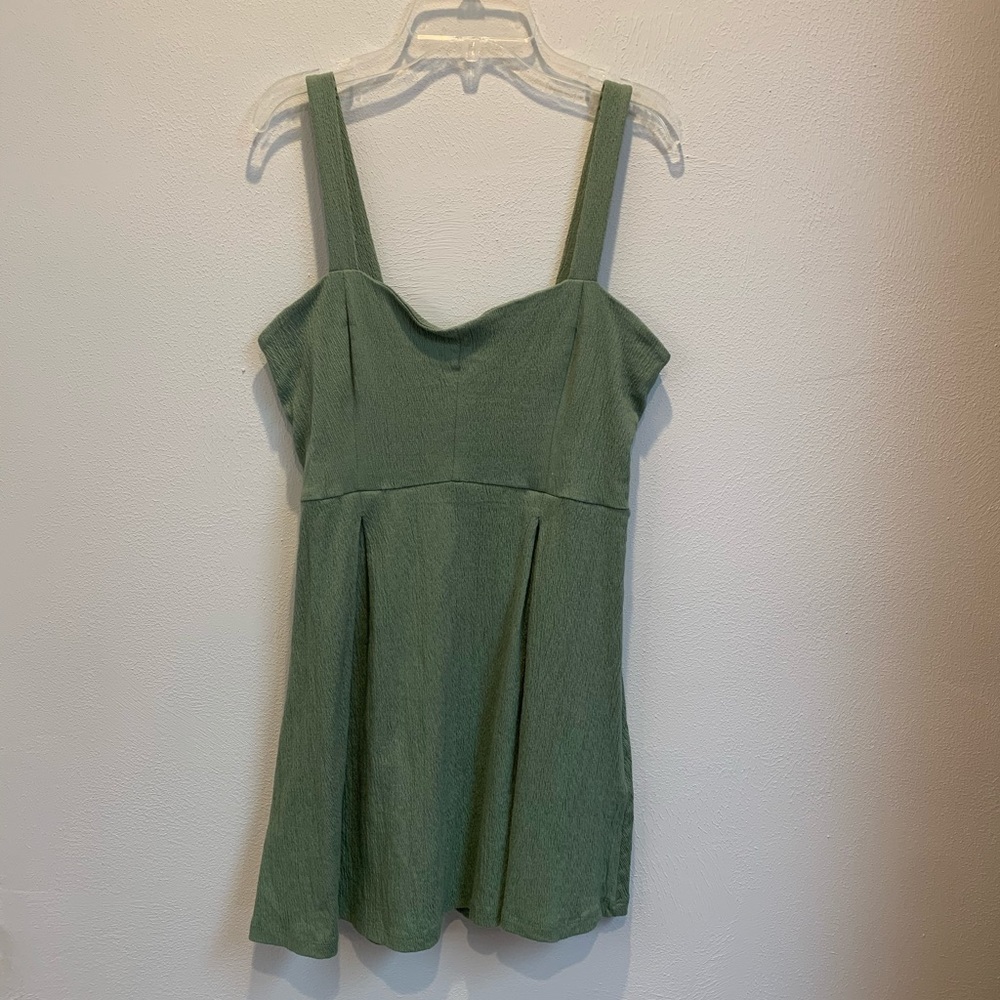 Light green mini dress